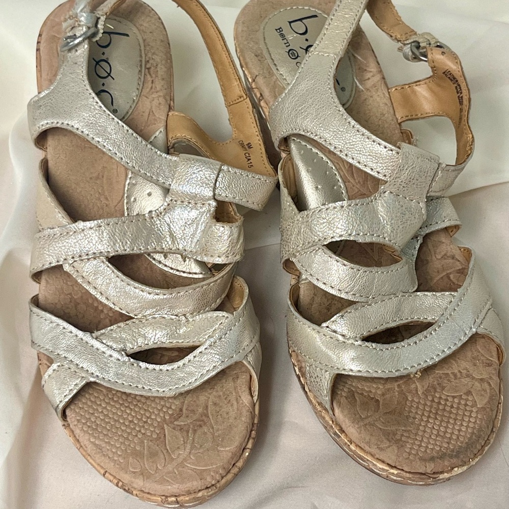b.o.c. Women's Metallic Sandals